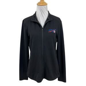 Nike Jacket Women S Small Black Dri Fit UV Victory Standard Fit 100 NFL Full Zip